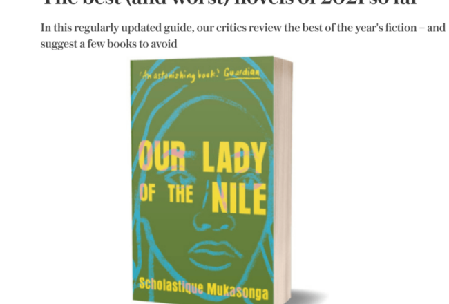 The Telegraph :"Our Lady of The Nile"among The best novels of 2021