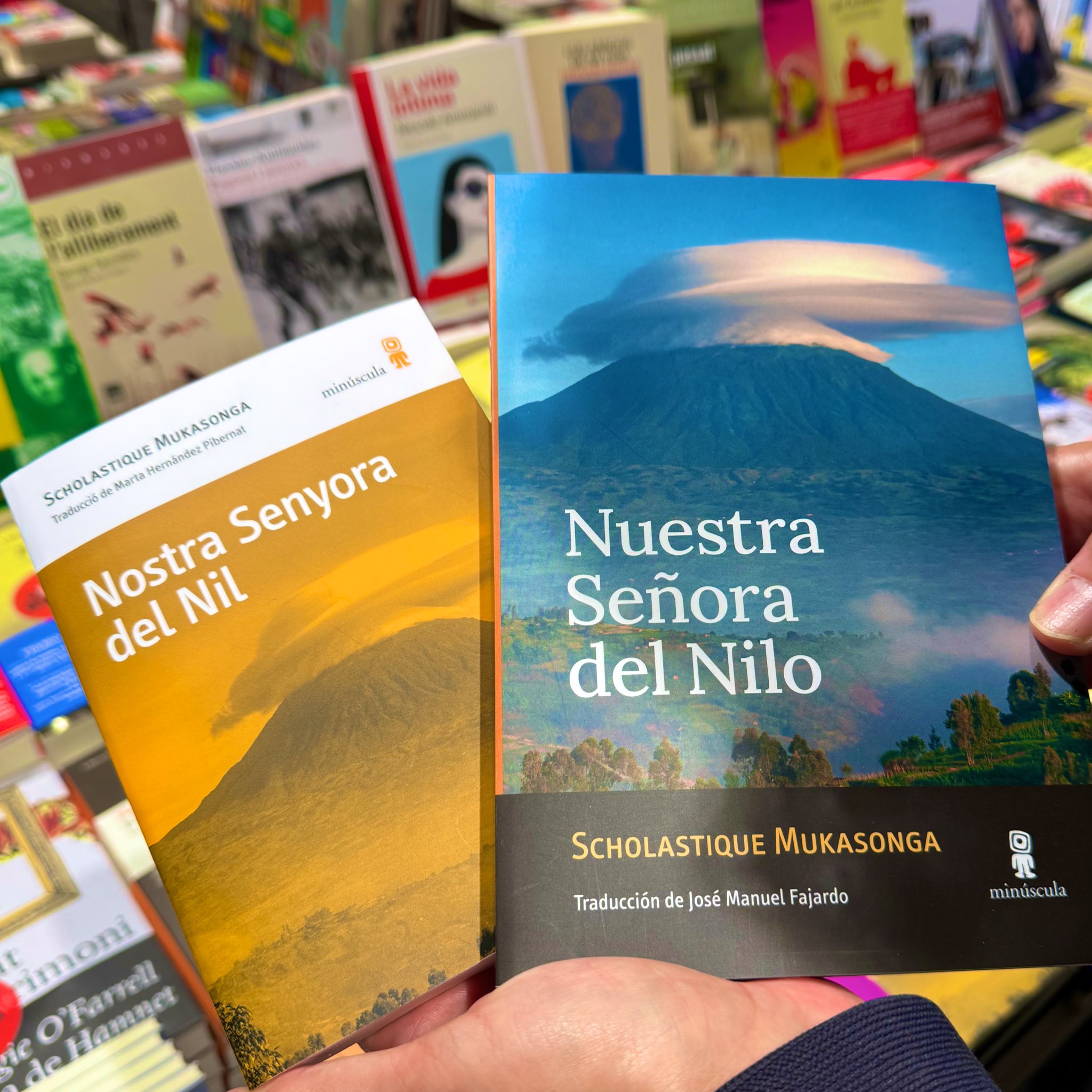 my new books in Catalan “Nostra Senyora del Nilo” and “Nuestro Señora del Nilo” in Castillan is out now on editorial Minuscula - Rwanda novel