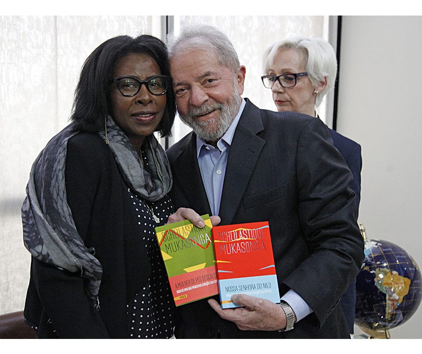 Rencontre entre Lula et Scholastique Mukasonga
