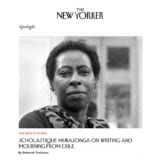 Vous pouvez lire ma discussion avec Deborah Treisman à propos de ma nouvelle "Le Deuil" paru dans le magazine The New Yorker .