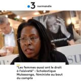 France 3 Normandie : "Les femmes aussi ont le droit à l'oisiveté" Scholastique Mukasonga Rwanda écrivaine