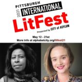 Je vous invite à me suivre pour une discussion online avec la professeure de littérature Jeanne-Marie Jackson dans le cadre du Pittsburgh International Literary Festival le 16 mai 2021 à 20h.