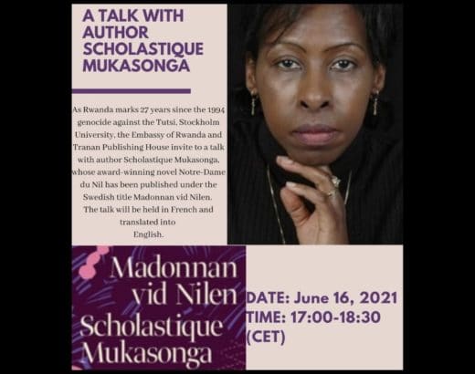 Conversation avec l'Université de Stockholm et Scholastique Mukasonga