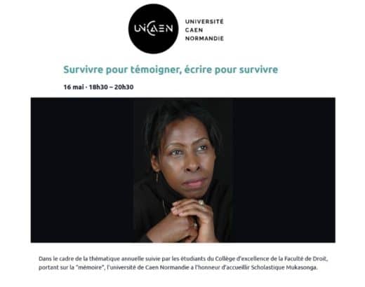 Survivre pour témoigner, écrire pour survivre - université de Caen
