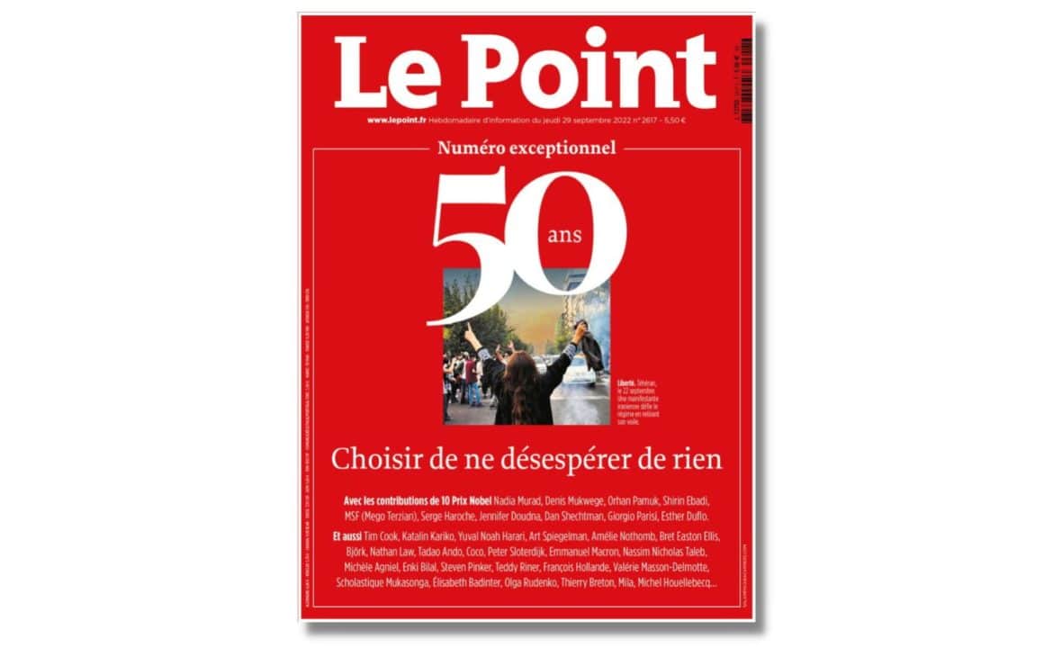Pour fêter le demi-siècle d'existence du Point, plus de 50 personnalités de tous horizons ont apporté leur contribution à ce numéro spécial.