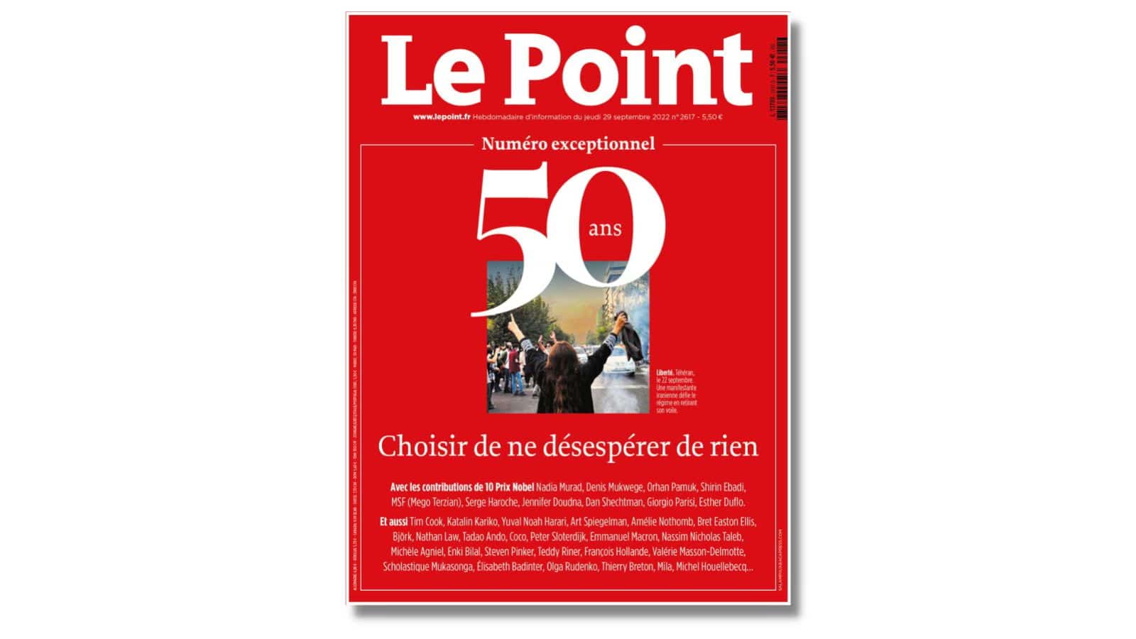 Le Point invite plus de 50 personnalités pour ses 50 ans - Scholastique  Mukasonga - écrivaine rwandaise