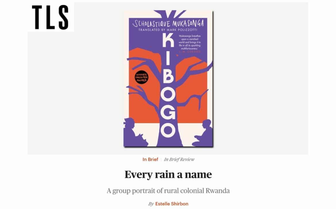 The TLS – The Times Literary Supplement : Kibogo