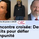 Face à l’impunité, que peut la littérature Telle est la question que se poseront Agnès Desarthe , Philippe Sands et Scholastique Mukasonga