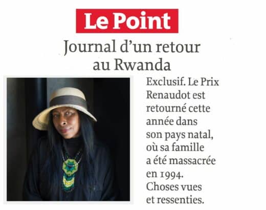 Le Point : Journal d'un retour au Rwanda - Scholastique Mukasonga